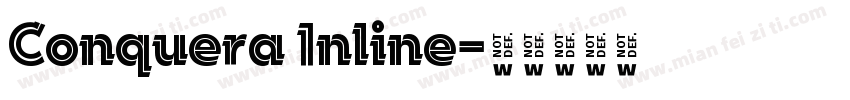 Conquera Inline字体转换